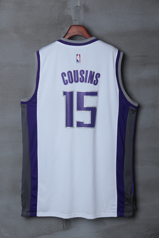 NBA Sacramento Kings #15 DeMarcus Cousins White 2017 Jerseys->seattle seahawks->NFL Jersey